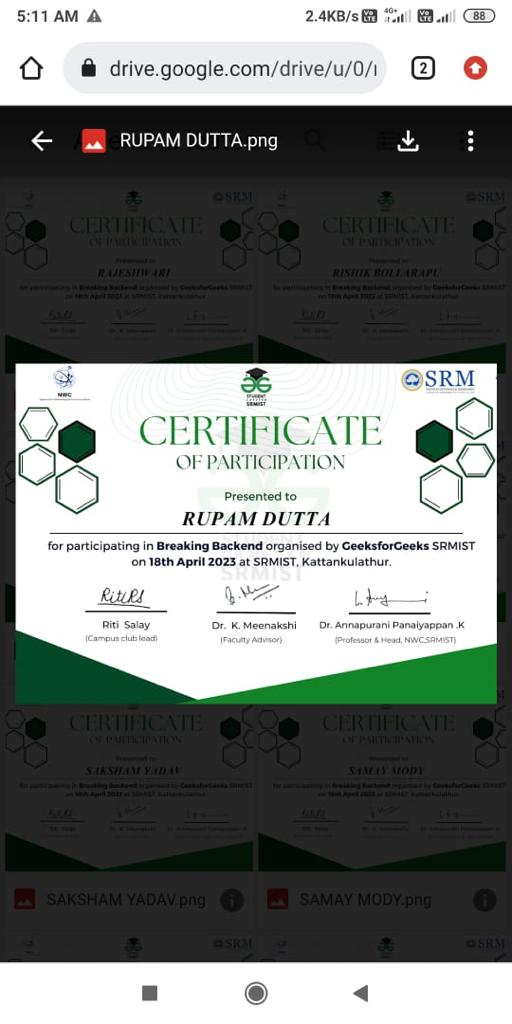 Certificate 2